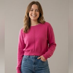 Banana Republic Pink Crew Neck Sweater